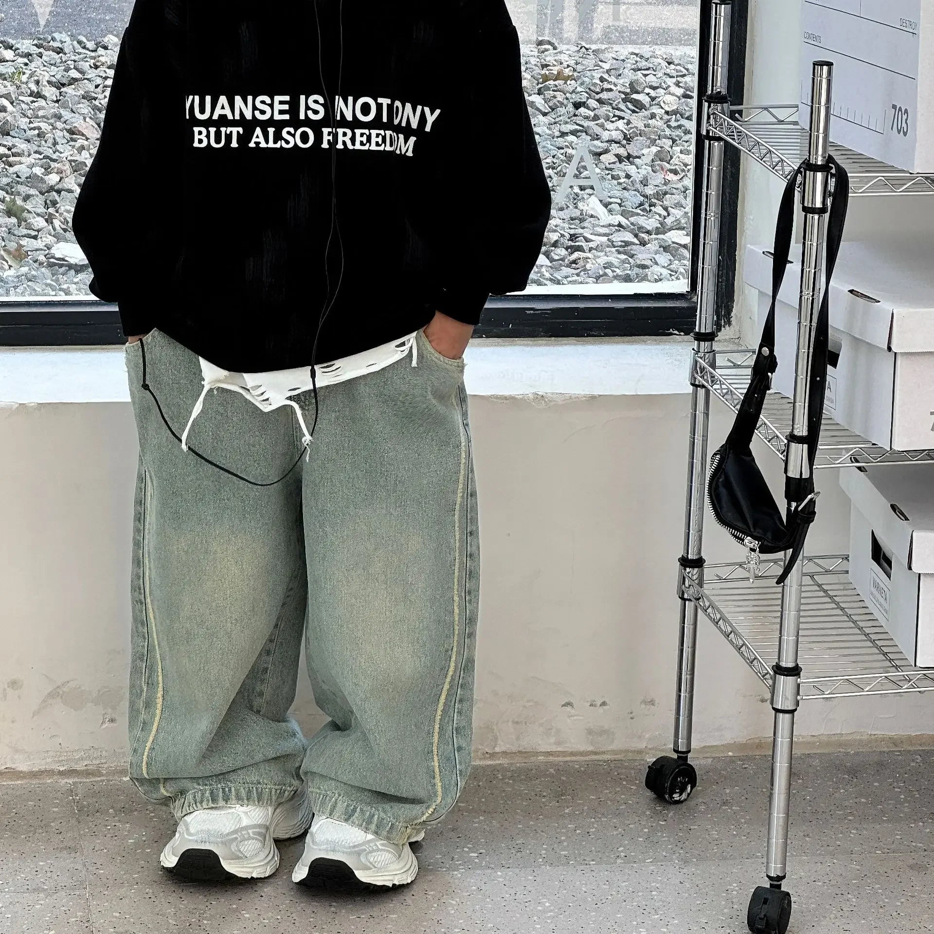 jeans pants 2024 Autumn New Korean Boys' Fashion  Retro Jeans Children's Pants  boys clothes