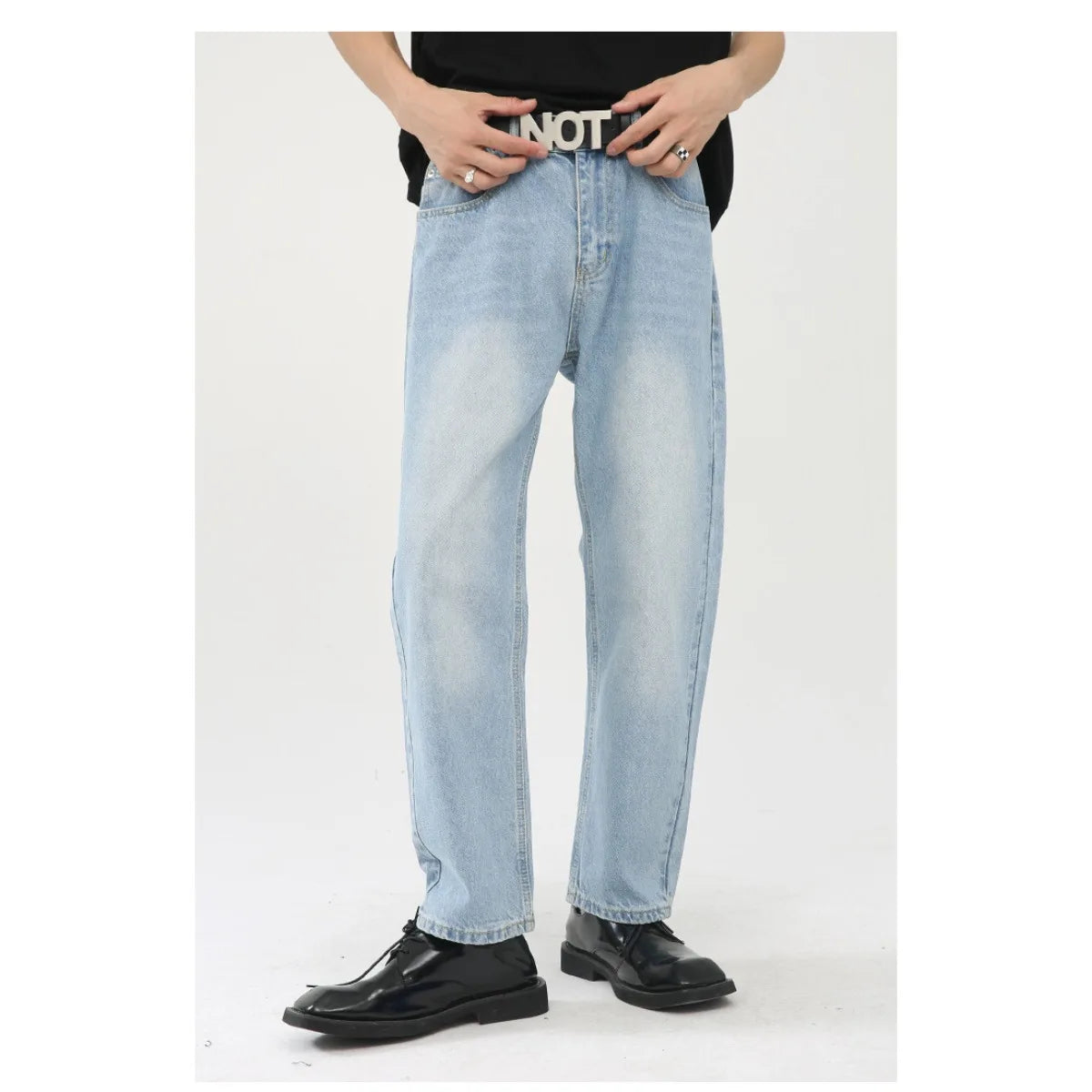 2026 Women's Fashion Basic Jeans Trendy Casual Straight-Leg Vintage Cropped Jeans Commute Shopping Vacation Wear