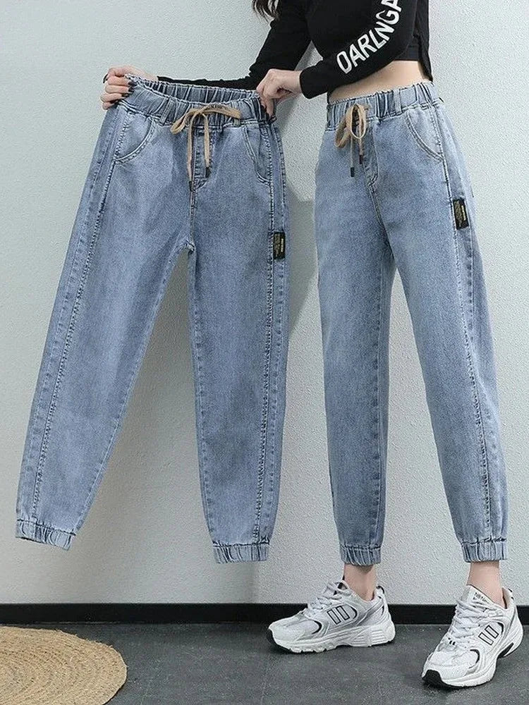 Women jeans female Jeans women High Waist Harem Pants women Jean Casual Legging jeans women