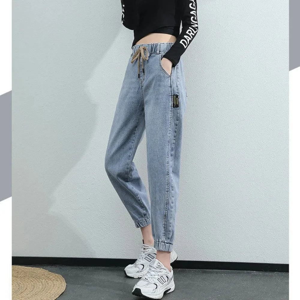 Women jeans female Jeans women High Waist Harem Pants women Jean Casual Legging jeans women