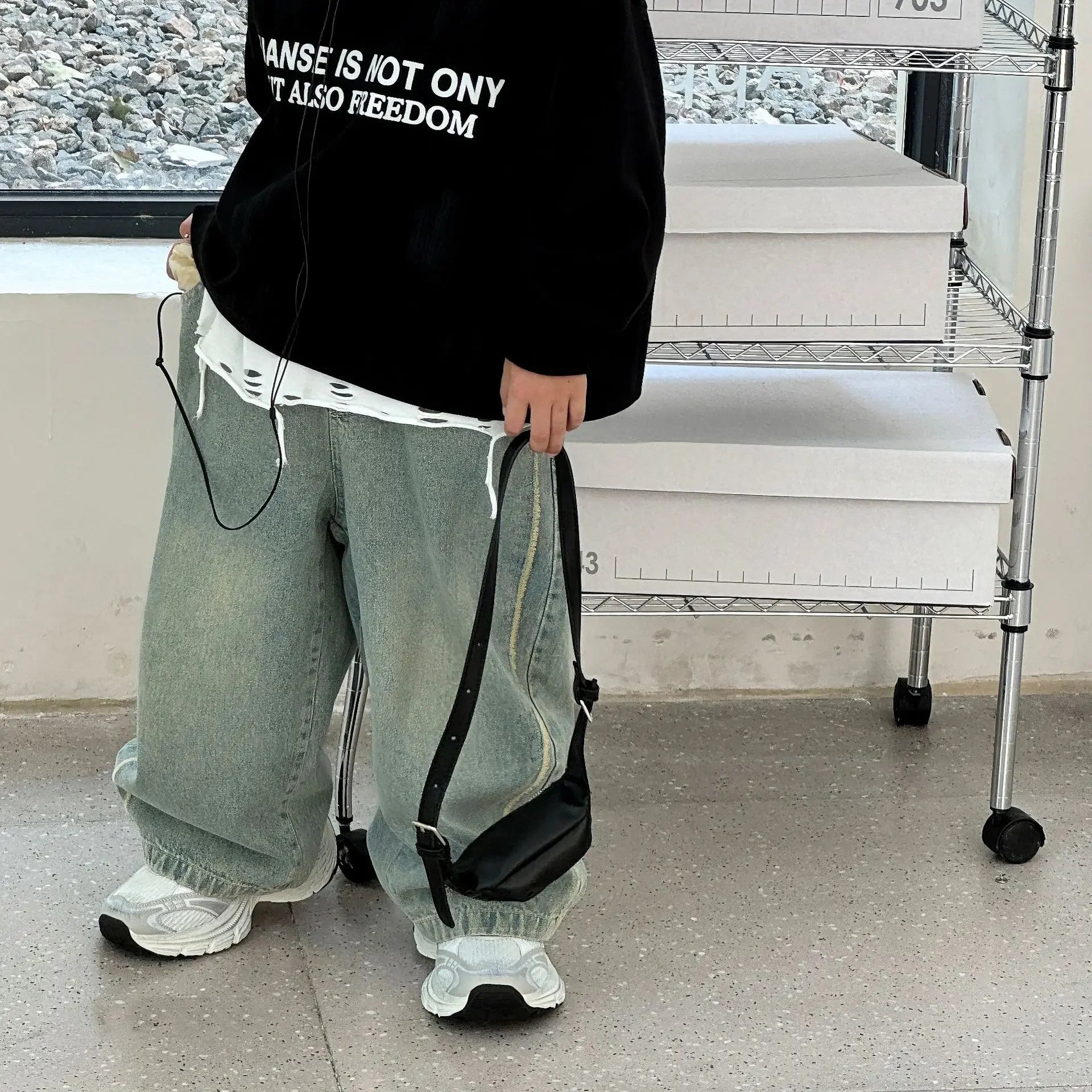 jeans pants 2024 Autumn New Korean Boys' Fashion  Retro Jeans Children's Pants  boys clothes