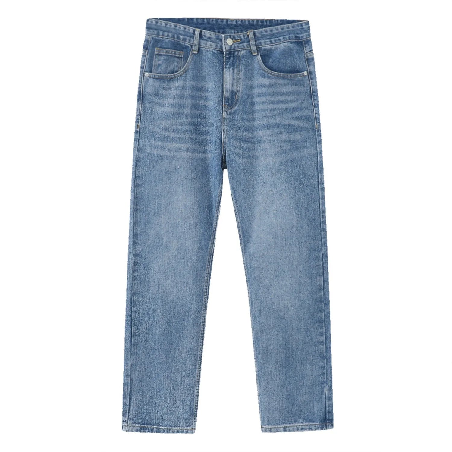 2026 Women's Fashion Basic Jeans Trendy Casual Straight-Leg Vintage Cropped Jeans Commute Shopping Vacation Wear