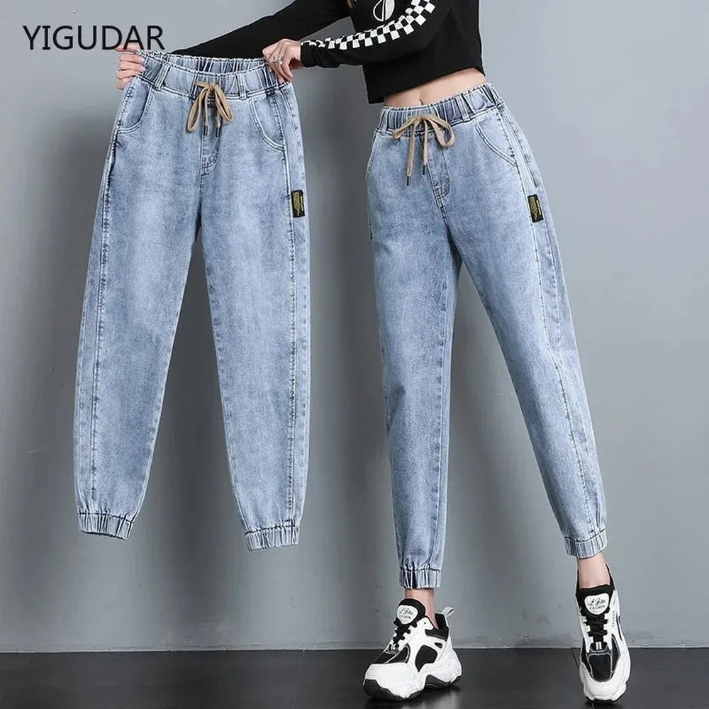 Women jeans female Jeans women High Waist Harem Pants women Jean Casual Legging jeans women