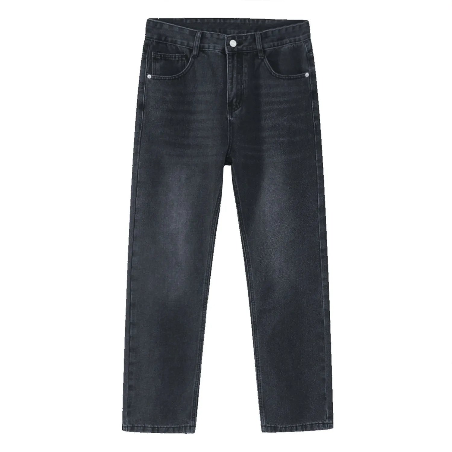 2026 Women's Fashion Basic Jeans Trendy Casual Straight-Leg Vintage Cropped Jeans Commute Shopping Vacation Wear