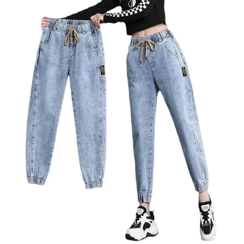 Women jeans female Jeans women High Waist Harem Pants women Jean Casual Legging jeans women