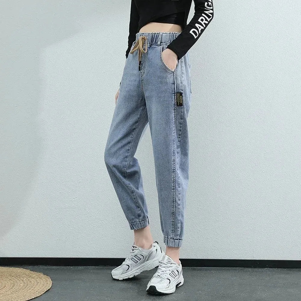 Women jeans female Jeans women High Waist Harem Pants women Jean Casual Legging jeans women
