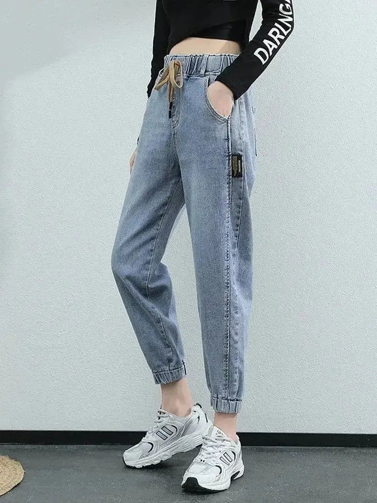 Women jeans female Jeans women High Waist Harem Pants women Jean Casual Legging jeans women